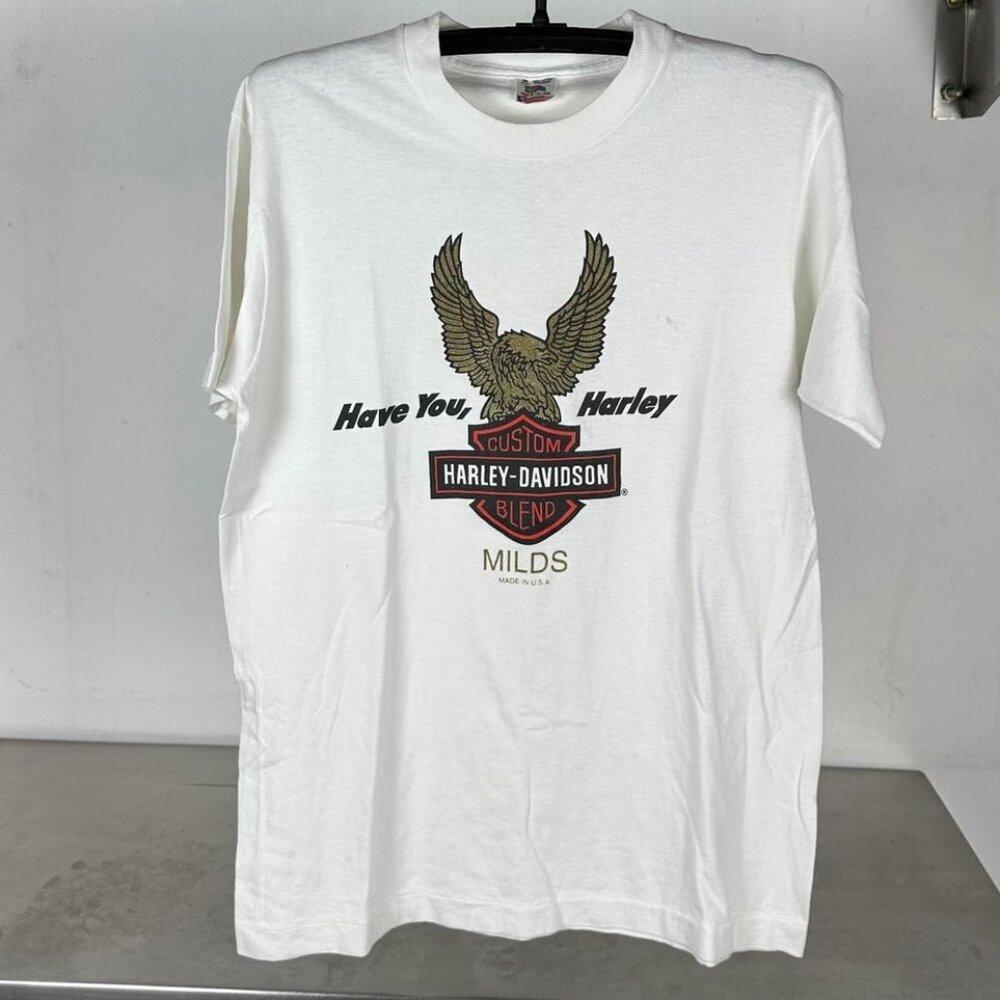 Retro 90S Harleydavidson Motorcycle Have You Har Ley Single Stitch Shirt - Picture 1 of 4